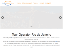 Tablet Screenshot of cariocatropical.com